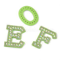 Alphabet Resin Rhinestone Patches&nbsp;DIY-TAC0005-45G