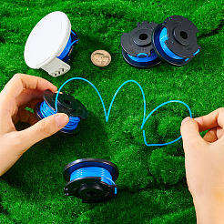 5Pcs AC14RL3A String Trimmer Replacement Spool Line with Cap For Ryobi One+ 24V&nbsp;FIND-TAC0011-128C