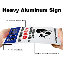UV Protected & Waterproof Aluminum Warning Signs&nbsp;AJEW-GL0001-05C-09