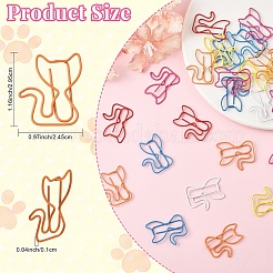 30Pcs Iron Paper Clips&nbsp;FIND-YW0010-26