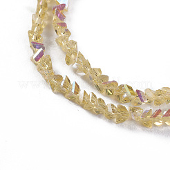 Electroplate Glass Beads Strands&nbsp;EGLA-E057-01A-02