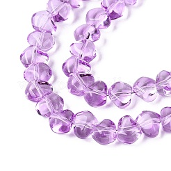 Baking Paint Transparent Glass Beads Strands&nbsp;LS-GLAA-Q109-01A-03