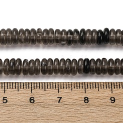 Natural Ice Obsidian Beads Strands&nbsp;G-L624-H17-6x2mm