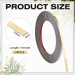 10M Stainless Steel Self-Adhesive Flexible Molding Trim&nbsp;DIY-WH0671-287B