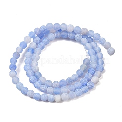 Natural Crackle Agate Beads Strands&nbsp;G-G055-4mm-7