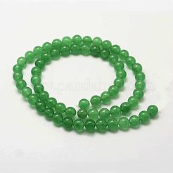 Natural Green Aventurine Bead Strands&nbsp;G-P281-01-6mm