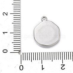 304 Stainless Steel Pendants&nbsp;STAS-K291-12P-02