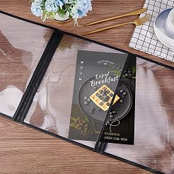 PVC Menu Cover Holders&nbsp;AJEW-WH0300-01E