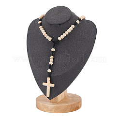 6Pcs Wood Cross Hanging Pendant Decorations&nbsp;HJEW-AR0001-13