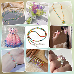 1360pcs 8 Styles Glass Seed Beads Sets&nbsp;SEED-PH0002-36