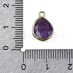 Natural Gemstone Faceted Pendants&nbsp;G-U019-05G