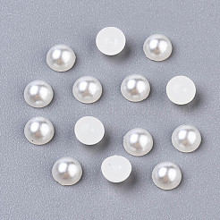 10000pcs ABS Plastic Imitation Pearl Cabochons&nbsp;SACR-S738-4mm-Z24