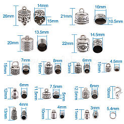 Tibetan Style Alloy Cord Ends&nbsp;TIBE-TA0001-16AS