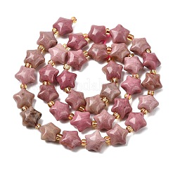 Natural Rhodonite Beads Strands&nbsp;G-Z080-A30-10mm