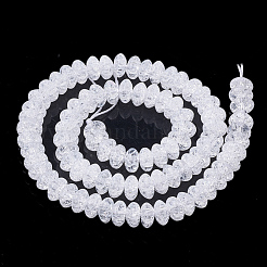 Synthetic Crackle Quartz Beads Strands&nbsp;G-S285-07