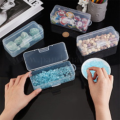 10Pcs Transparent Plastic Storage Boxes&nbsp;CON-BC0007-78B