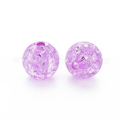 Transparent Crackle Acrylic Beads&nbsp;MACR-S373-66A-N06