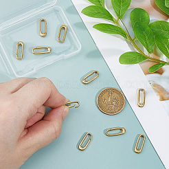 10Pcs Brass Spring Gate Rings&nbsp;KK-FH0008-17C