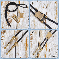 DIY Bolo Tie Making Kit&nbsp;DIY-GF0010-37AB