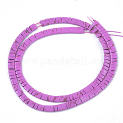 Spray Painted Non-magnetic Synthetic Hematite Beads&nbsp;G-T124-02F