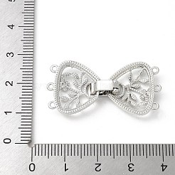 Brass Micro Pave Cubic Zirconia Fold Over Clasps&nbsp;KK-U052-10P