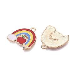 Alloy Enamel Pendants&nbsp;ENAM-Q004-01KCG-19
