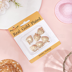 6Pcs Brass Locket Pendants&nbsp;KK-BBC0015-52