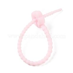 Flower Shape Silicone Cable Zip Ties&nbsp;AJEW-C034-01