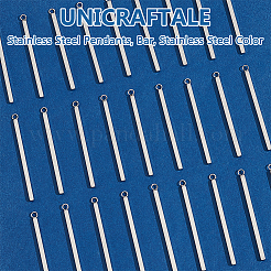 nicraftale 30Pcs 304 Stainless Steel Pendants&nbsp;STAS-UN0053-16