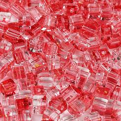 Spray Painted Glass Seed Beads&nbsp;SEED-A034-01D