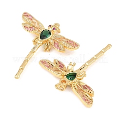 Autumn Theme Brass Micro Pave Cubic Zirconia Pendants&nbsp;ZIRC-L100-005G
