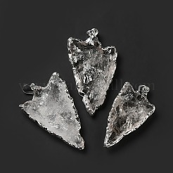 Natural Quartz Crystal Pendants&nbsp;G-E581-02P