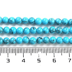 Synthetic Turquoise Beads Strands&nbsp;TURQ-H038-4mm-XXS09