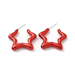 Star Acrylic Stud Earrings&nbsp;EJEW-P251-27