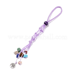 Braided Nylon Cord Macrame Pouch Pendant Decorations&nbsp;AJEW-JB01126