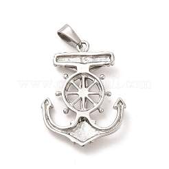 Non-Tarnish Vacuum Plating 304 Stainless Steel Pendants&nbsp;STAS-M306-01P