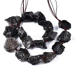 Natural Smoky Quartz Beads Strands&nbsp;G-R421-06