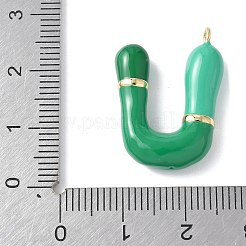 Brass Enamel Pendants&nbsp;KK-E093-03G-U-02