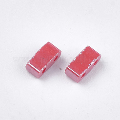 2-Hole Opaque Glass Seed Beads&nbsp;SEED-S023-27B-05