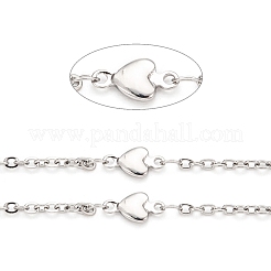 Tarnish Resistant 304 Stainless Steel Cable Chains&nbsp;CHS-F015-21P