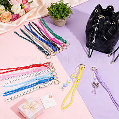 15Pcs 15 Colors Polyester Pendant Decorations&nbsp;FIND-NB0007-37