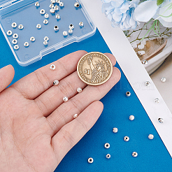 60Pcs 5 Styles 925 Sterling Silver Spacer Beads&nbsp;STER-PH0003-85