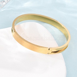 304 Stainless Steel Grooved Bangle Base&nbsp;SA-CBACA70-04G