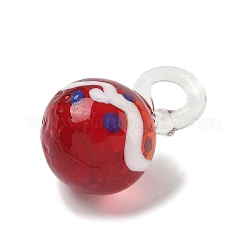Christmas Handmade Lampwork Pendants&nbsp;LS-LAMP-L081-01E