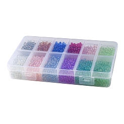 240G 12 Colors DIY 3D Nail Art Decoration Mini Glass Beads&nbsp;MRMJ-YW0001-058