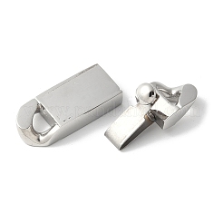 316 Surgical Stainless Steel Box Clasps&nbsp;STAS-H234-04P-01