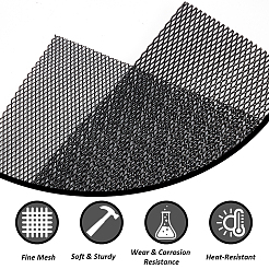 2Pcs 2 Styles Universal Car Grill Mesh&nbsp;AJEW-NB0005-80B