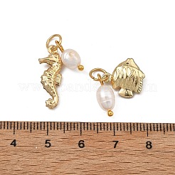 Stainless Steel & Pearl Pendants&nbsp;PALLOY-JF05807