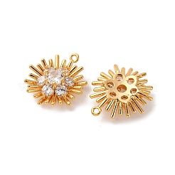 Brass Micro Pave Cubic Zirconia Pendants&nbsp;X1-KK-K382-38G