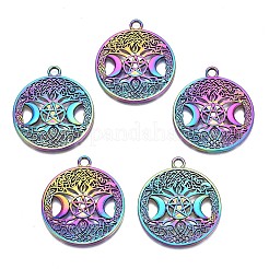 Rainbow Color Alloy Pendants&nbsp;PALLOY-N156-160-NR